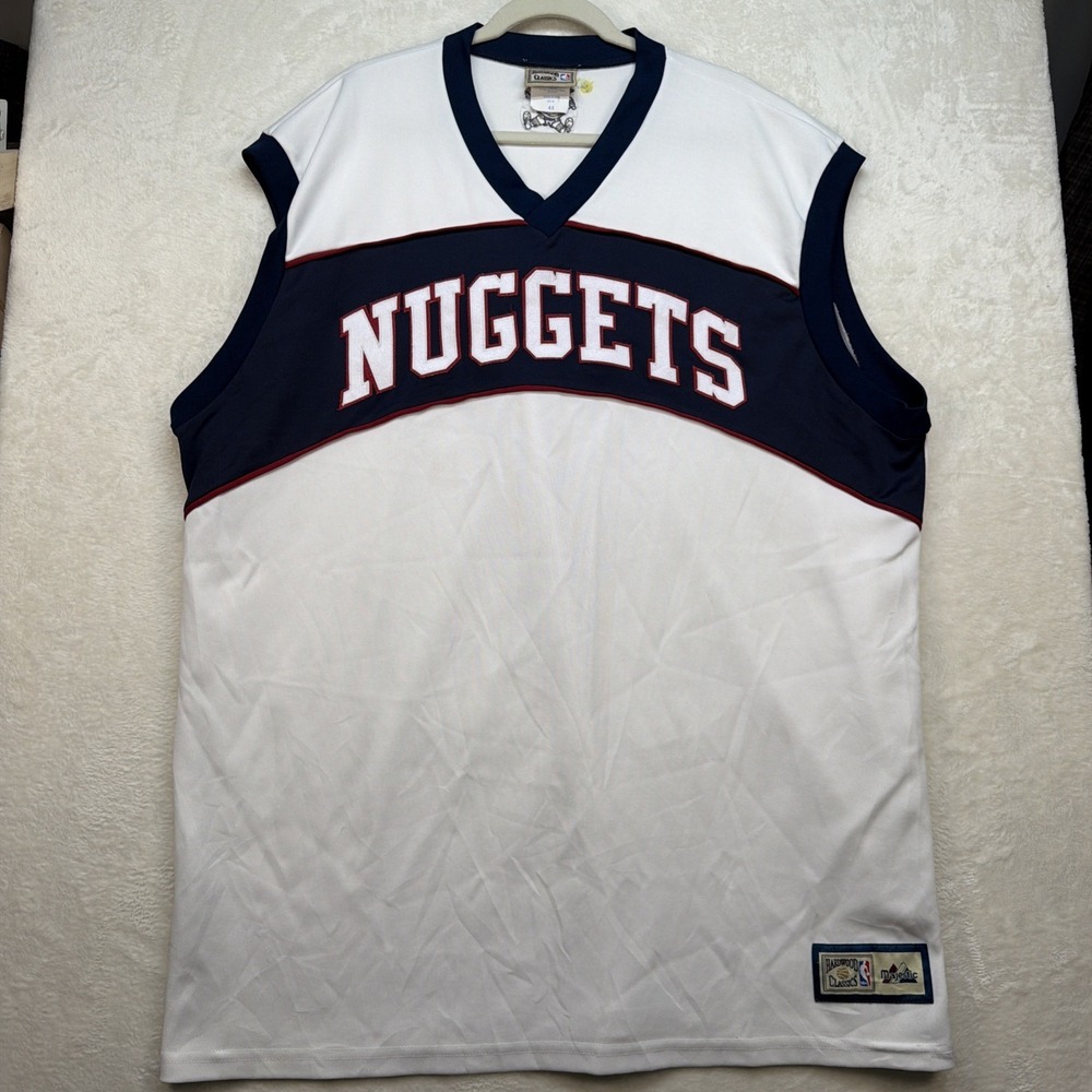 Denver Nuggets Jersey Mens 4X‎ Majestic Hardwood Classics Vintage NBA USA